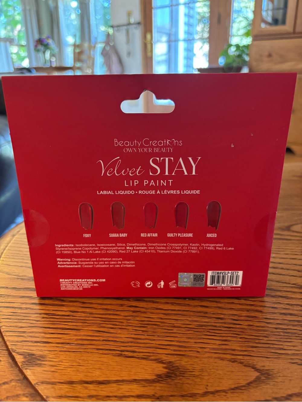 BEAUTY CREATIONS Los Angeles $30 • set of 5 • Red Desire Velvet stay lippies NEW - Picture 4 of 7